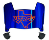 UTRGV Vaqueros Mini Football Helmet Visor Shield w/ Clips - PICK VISOR & LOGO COLOR