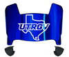 UTRGV Vaqueros Mini Football Helmet Visor Shield w/ Clips - PICK VISOR & LOGO COLOR