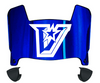 UTRGV Vaqueros Mini Football Helmet Visor Shield w/ Clips - PICK VISOR & LOGO COLOR