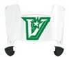 UTRGV Vaqueros Mini Football Helmet Visor Shield w/ Clips - PICK VISOR & LOGO COLOR