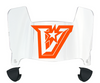 UTRGV Vaqueros Mini Football Helmet Visor Shield w/ Clips - PICK VISOR & LOGO COLOR