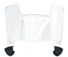 UTRGV Vaqueros Mini Football Helmet Visor Shield w/ Clips - PICK VISOR & LOGO COLOR