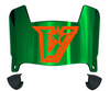 UTRGV Vaqueros Mini Football Helmet Visor Shield w/ Clips - PICK VISOR & LOGO COLOR