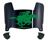 UTRGV Vaqueros Mini Football Helmet Visor Shield w/ Clips - PICK VISOR & LOGO COLOR