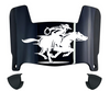 UTRGV Vaqueros Mini Football Helmet Visor Shield w/ Clips - PICK VISOR & LOGO COLOR