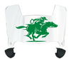 UTRGV Vaqueros Mini Football Helmet Visor Shield w/ Clips - PICK VISOR & LOGO COLOR