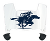 UTRGV Vaqueros Mini Football Helmet Visor Shield w/ Clips - PICK VISOR & LOGO COLOR