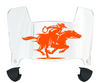 UTRGV Vaqueros Mini Football Helmet Visor Shield w/ Clips - PICK VISOR & LOGO COLOR
