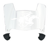 UTRGV Vaqueros Mini Football Helmet Visor Shield w/ Clips - PICK VISOR & LOGO COLOR