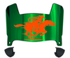 UTRGV Vaqueros Mini Football Helmet Visor Shield w/ Clips - PICK VISOR & LOGO COLOR