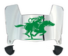UTRGV Vaqueros Mini Football Helmet Visor Shield w/ Clips - PICK VISOR & LOGO COLOR