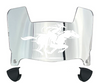UTRGV Vaqueros Mini Football Helmet Visor Shield w/ Clips - PICK VISOR & LOGO COLOR