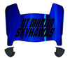 UT Martin Skyhawks Mini Football Helmet Visor Shield w/ Clips - PICK VISOR & LOGO COLOR