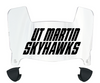 UT Martin Skyhawks Mini Football Helmet Visor Shield w/ Clips - PICK VISOR & LOGO COLOR