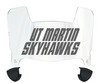 UT Martin Skyhawks Mini Football Helmet Visor Shield w/ Clips - PICK VISOR & LOGO COLOR