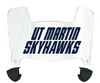 UT Martin Skyhawks Mini Football Helmet Visor Shield w/ Clips - PICK VISOR & LOGO COLOR