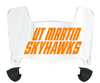 UT Martin Skyhawks Mini Football Helmet Visor Shield w/ Clips - PICK VISOR & LOGO COLOR