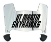 UT Martin Skyhawks Mini Football Helmet Visor Shield w/ Clips - PICK VISOR & LOGO COLOR