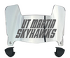 UT Martin Skyhawks Mini Football Helmet Visor Shield w/ Clips - PICK VISOR & LOGO COLOR