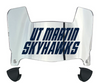 UT Martin Skyhawks Mini Football Helmet Visor Shield w/ Clips - PICK VISOR & LOGO COLOR