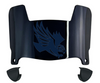 UT Martin Skyhawks Mini Football Helmet Visor Shield w/ Clips - PICK VISOR & LOGO COLOR