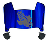 UT Martin Skyhawks Mini Football Helmet Visor Shield w/ Clips - PICK VISOR & LOGO COLOR