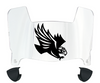 UT Martin Skyhawks Mini Football Helmet Visor Shield w/ Clips - PICK VISOR & LOGO COLOR
