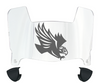 UT Martin Skyhawks Mini Football Helmet Visor Shield w/ Clips - PICK VISOR & LOGO COLOR