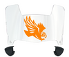 UT Martin Skyhawks Mini Football Helmet Visor Shield w/ Clips - PICK VISOR & LOGO COLOR
