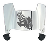 UT Martin Skyhawks Mini Football Helmet Visor Shield w/ Clips - PICK VISOR & LOGO COLOR