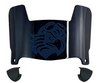 UT Martin Skyhawks Mini Football Helmet Visor Shield w/ Clips - PICK VISOR & LOGO COLOR