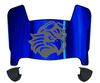 UT Martin Skyhawks Mini Football Helmet Visor Shield w/ Clips - PICK VISOR & LOGO COLOR