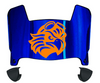 UT Martin Skyhawks Mini Football Helmet Visor Shield w/ Clips - PICK VISOR & LOGO COLOR
