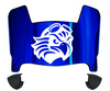 UT Martin Skyhawks Mini Football Helmet Visor Shield w/ Clips - PICK VISOR & LOGO COLOR