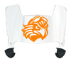 UT Martin Skyhawks Mini Football Helmet Visor Shield w/ Clips - PICK VISOR & LOGO COLOR
