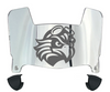 UT Martin Skyhawks Mini Football Helmet Visor Shield w/ Clips - PICK VISOR & LOGO COLOR