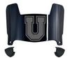 Union Dutchmen Mini Football Helmet Visor Shield w/ Clips - PICK VISOR & LOGO COLOR