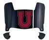 Union Dutchmen Mini Football Helmet Visor Shield w/ Clips - PICK VISOR & LOGO COLOR