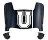 Union Dutchmen Mini Football Helmet Visor Shield w/ Clips - PICK VISOR & LOGO COLOR