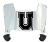 Union Dutchmen Mini Football Helmet Visor Shield w/ Clips - PICK VISOR & LOGO COLOR