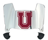 Union Dutchmen Mini Football Helmet Visor Shield w/ Clips - PICK VISOR & LOGO COLOR
