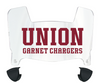 Union Dutchmen Mini Football Helmet Visor Shield w/ Clips - PICK VISOR & LOGO COLOR