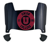 Union Dutchmen Mini Football Helmet Visor Shield w/ Clips - PICK VISOR & LOGO COLOR