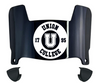 Union Dutchmen Mini Football Helmet Visor Shield w/ Clips - PICK VISOR & LOGO COLOR