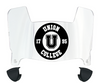 Union Dutchmen Mini Football Helmet Visor Shield w/ Clips - PICK VISOR & LOGO COLOR