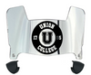 Union Dutchmen Mini Football Helmet Visor Shield w/ Clips - PICK VISOR & LOGO COLOR