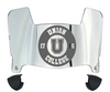 Union Dutchmen Mini Football Helmet Visor Shield w/ Clips - PICK VISOR & LOGO COLOR