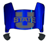 Utah State Aggies Mini Football Helmet Visor Shield w/ Clips - PICK VISOR & LOGO COLOR