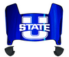 Utah State Aggies Mini Football Helmet Visor Shield w/ Clips - PICK VISOR & LOGO COLOR