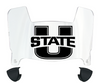 Utah State Aggies Mini Football Helmet Visor Shield w/ Clips - PICK VISOR & LOGO COLOR
